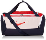 Nike Nike Brasilia Small Duffel - 9.0, Echo Pink/University Red/Dynamic Yellow, Misc - backpacks4less.com