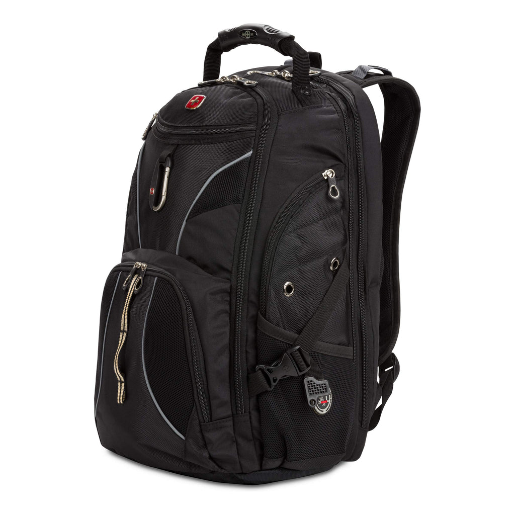 Swiss Gear SA1923 Black TSA Friendly ScanSmart Laptop Backpack Fits backpacks4less
