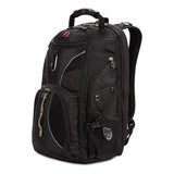 Swiss Gear SA1923 Black TSA Friendly ScanSmart Laptop Backpack - Fits Most 15 Inch Laptops and Tablets - backpacks4less.com