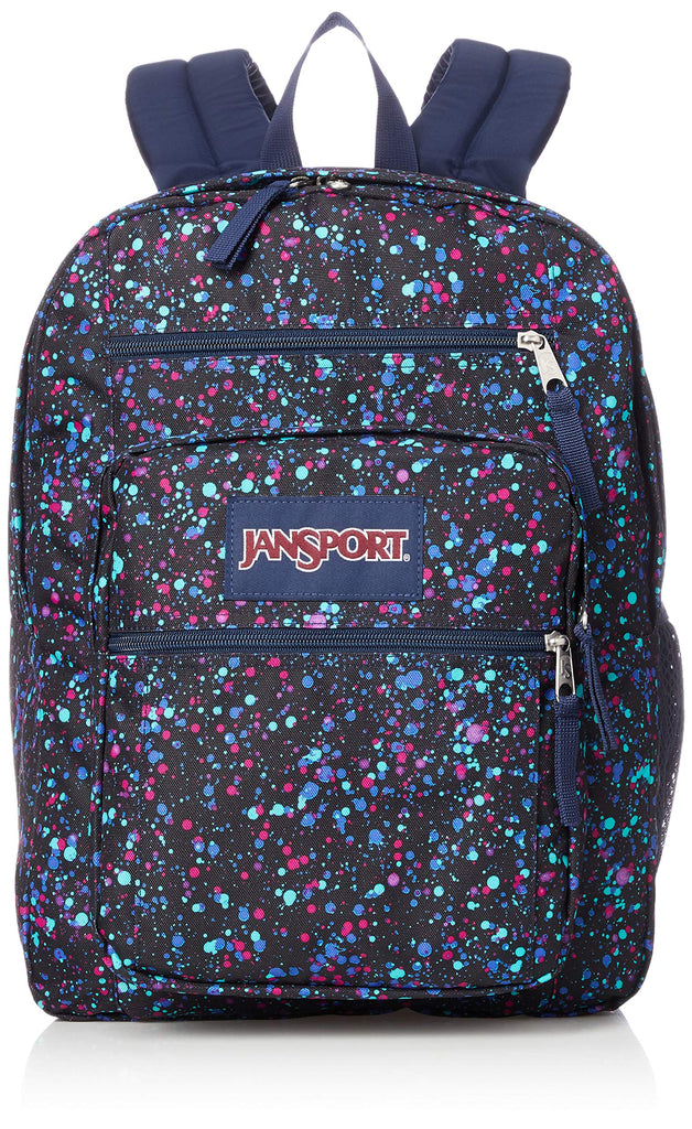JanSport Unisex Big Student Splatter Dot Navy One Size