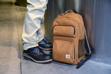 Carhartt Legacy Standard Work Backpack with Padded Laptop Sleeve and Tablet Storage, Carhartt Brown - backpacks4less.com