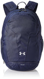 Under Armour Hustle 5.0 Team Backpack, (410) Midnight Navy/Midnight Navy/Metallic Silver, One Size Fits All