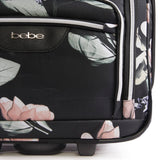 BEBE Valentina-Wheeled Under The Seat Carry-on Bag, Floral Black, ONE Size