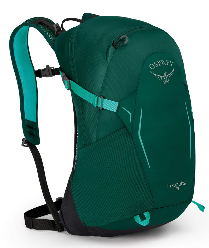 Osprey Packs Hikelite 18 Backpack, Aloe Green, One Size - backpacks4less.com