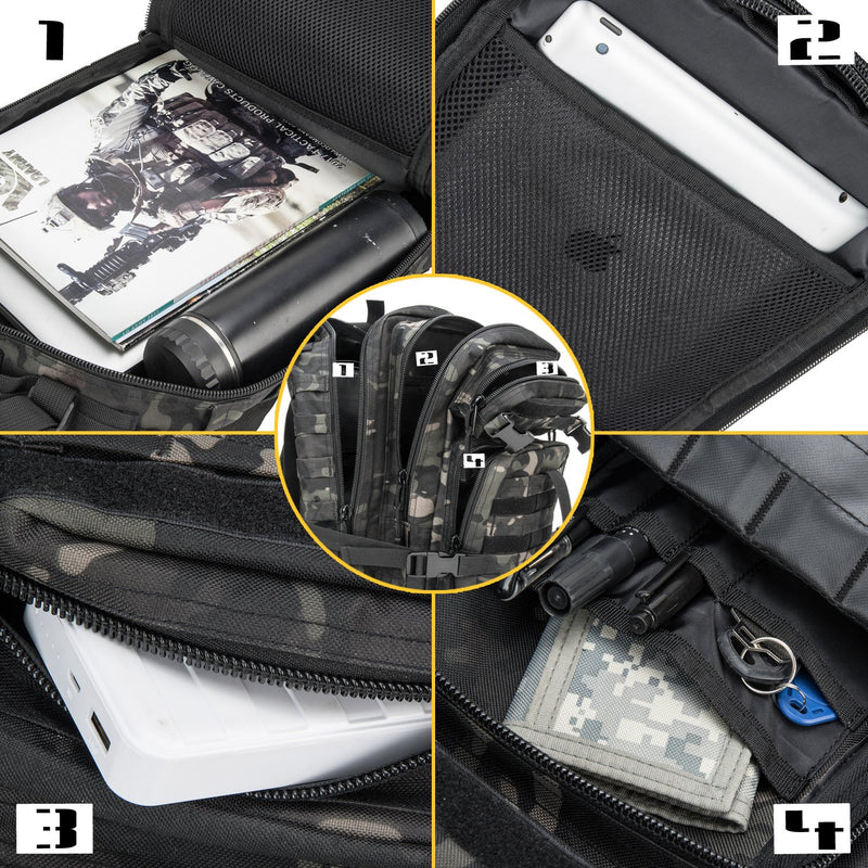 Small Military Tactical Backpack 30L Assault Backpack Tactical Bag - backpacks4less.com