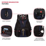SwissGear Travel Gear 1900 Scansmart TSA Friendly Laptop Backpack Blue - backpacks4less.com