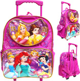 Disney Princess 12" Rolling Backpack (Featuring the 6 Princesses), Sunglasses - - backpacks4less.com