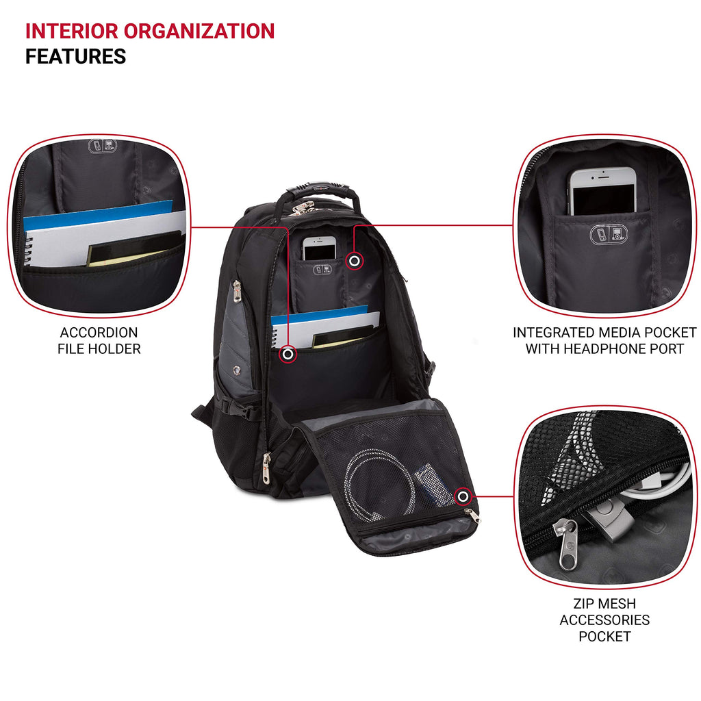 SwissGear Travel Gear 1900 Scansmart TSA Laptop Backpack