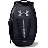 Under Armour unisex-adult Hustle 5.0 Backpack , Black (001)/Silver , One Size Fits All