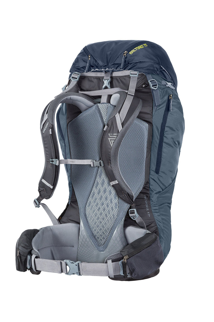Gregory Mountain Products Baltoro 75 Liter Men's Backpack, Navy Blue, Medium - backpacks4less.com