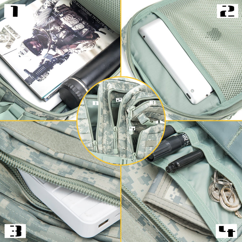 Small Military Tactical Backpack 30L Assault Backpack Tactical Bag - backpacks4less.com