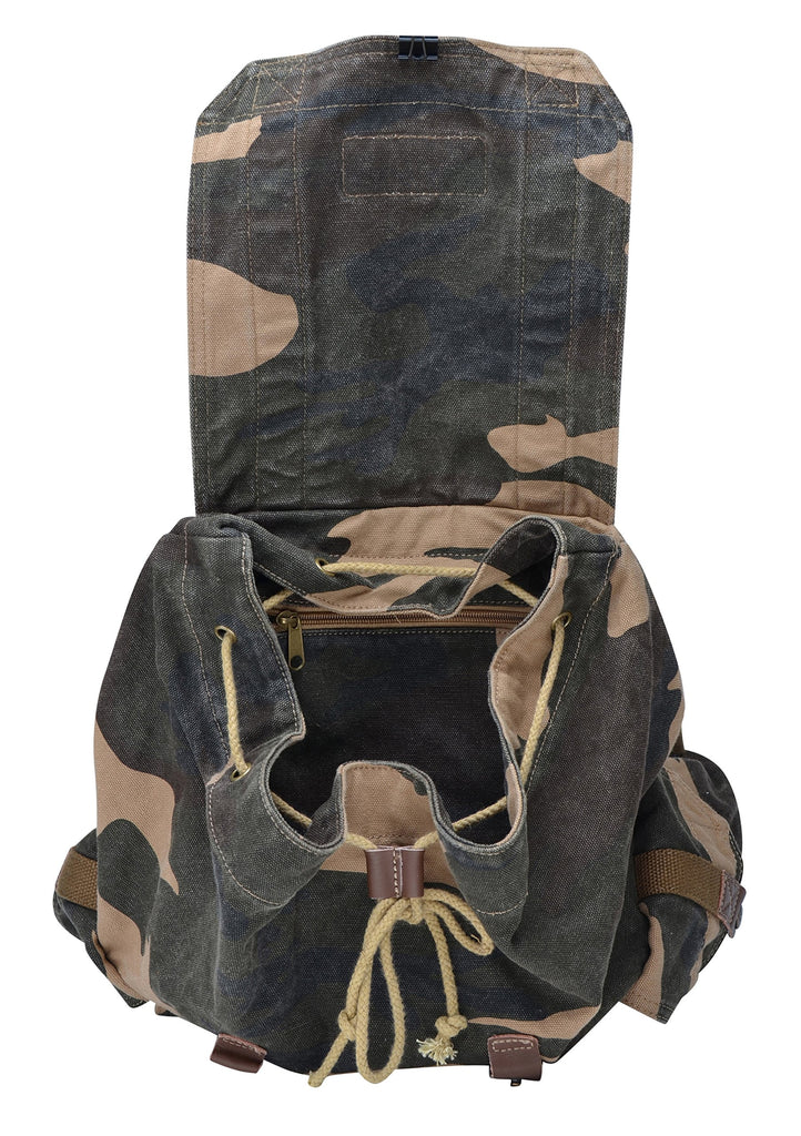 Gootium 21101CAM Specially High Density Thick Canvas Backpack Rucksack (camouflage) - backpacks4less.com