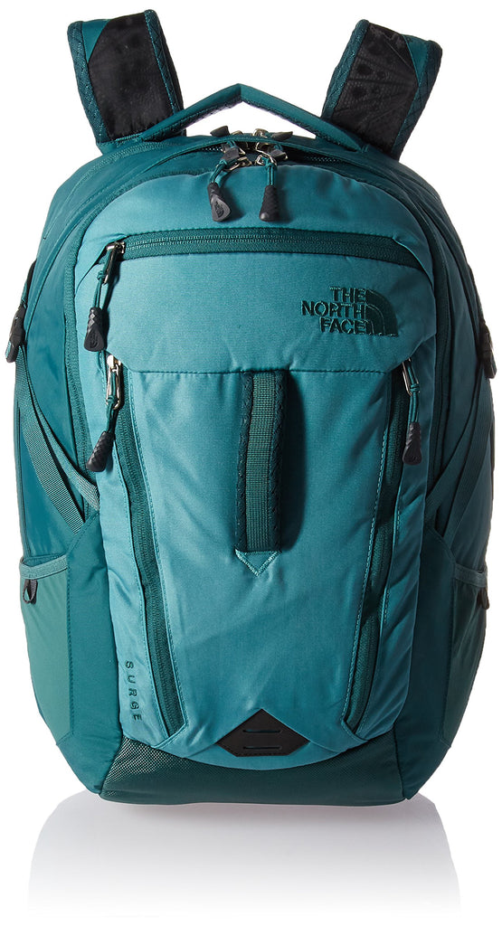 The North Face Women's Surge Backpack Bristol Blue/Jasper Green
