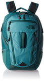 The North Face Women's Surge Backpack Bristol Blue/Jasper Green One Size
