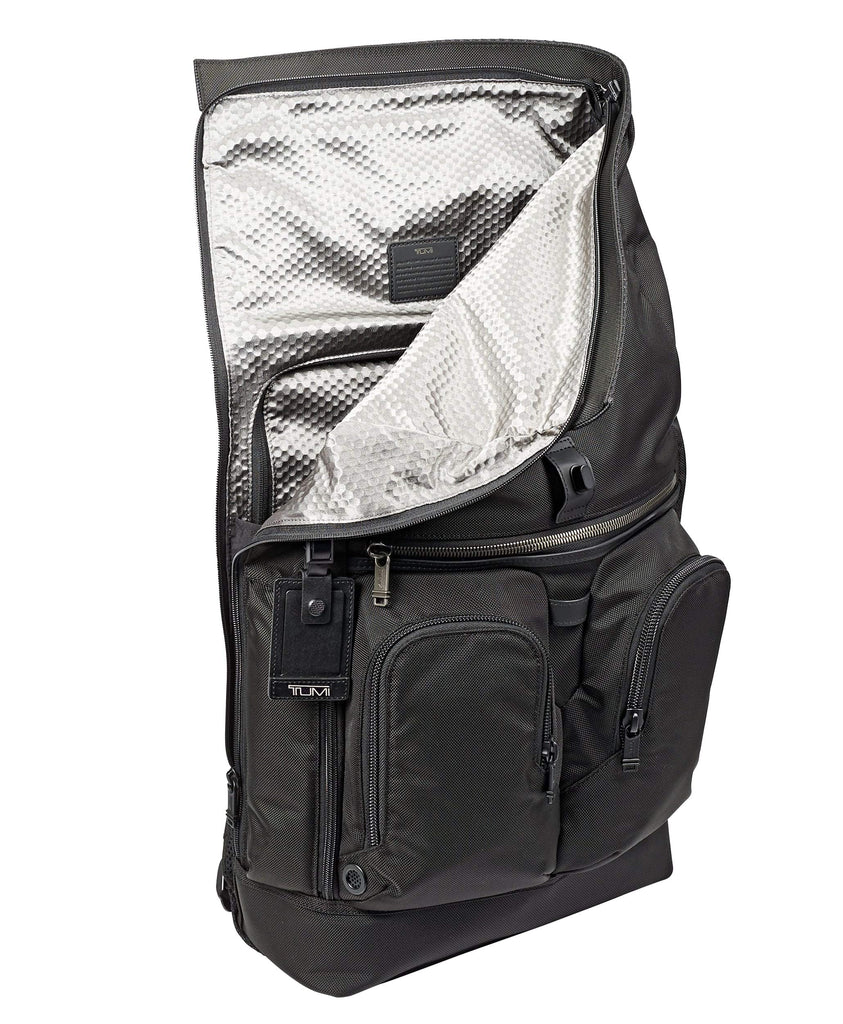 tumi 232388d bravo london roll top backpack Alpha RollTop Portmantos padded backpack straps TUMI