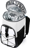 Arctic Zone Titan Deep Freeze 24 Can Backpack Cooler, White - backpacks4less.com