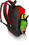 Soccer Backpack with Ball Holder Compartment - for Boys & Girls | Bag Fits All Soccer Equipment & Gym Gear (Black) (Red) - backpacks4less.com