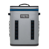 YETI Hopper Backflip 24 Soft Sided Cooler/Backpack, Fog Gray/Tahoe Blue - backpacks4less.com