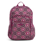 Vera Bradley Signature Cotton XL Campus, Raspberry Medallion