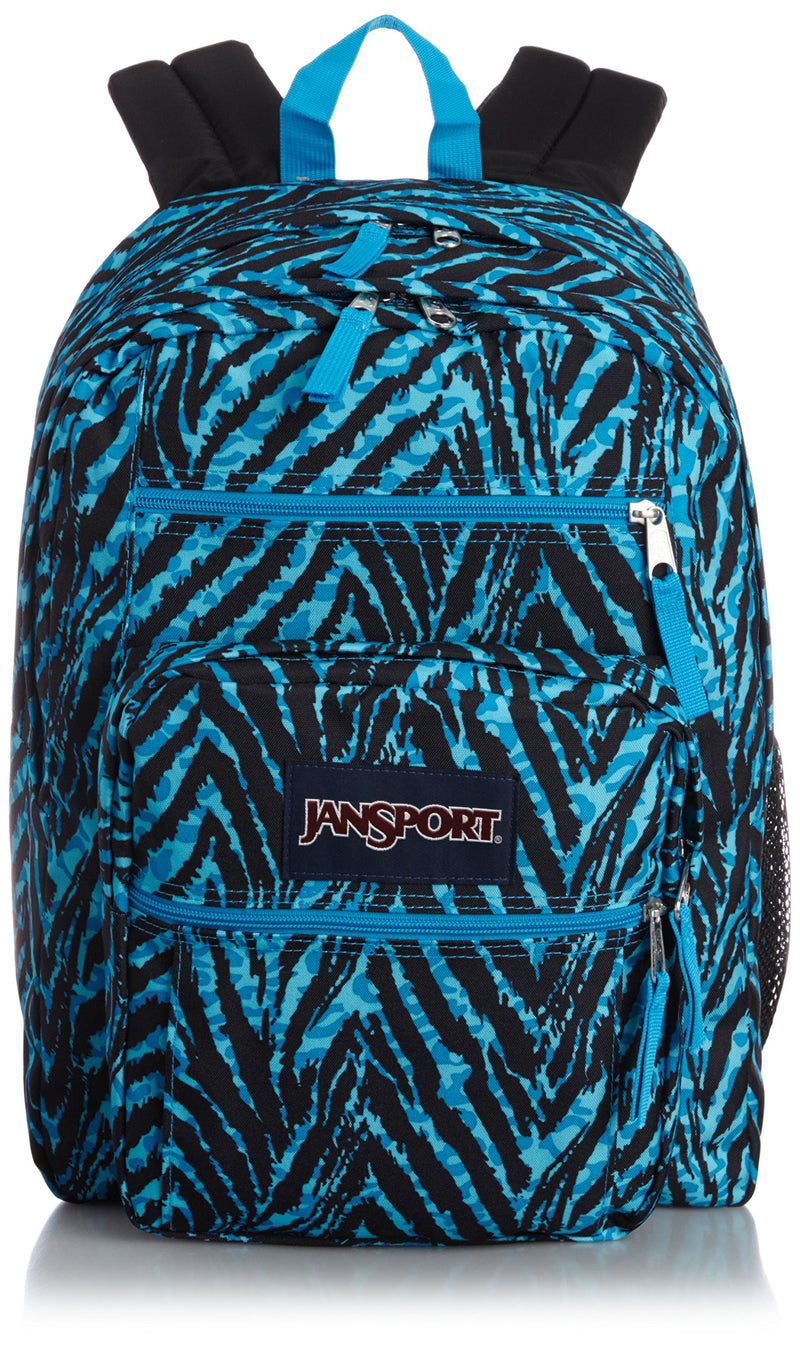 JanSport Big Student Classics Series Backpack - Mammoth Blue Wild At Heart | Backpacks4Less