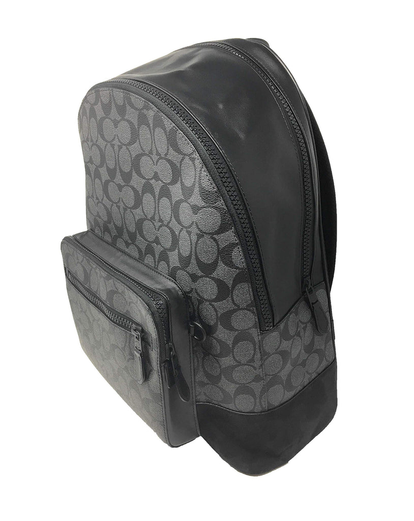 coach f36137 west backpack in signature canvas black coach f36137 west backpack in signature canvas black