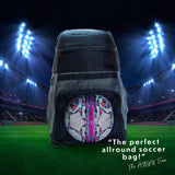 Soccer Bags With Ball Holder - Use As Soccer Backpack, Basketball Backpack, Volleyball Bag or Football Bag | Separate Cleats & Ball Pockets | Designed For Boys & Girls Ages 4-16 | Keeps It Organized - backpacks4less.com