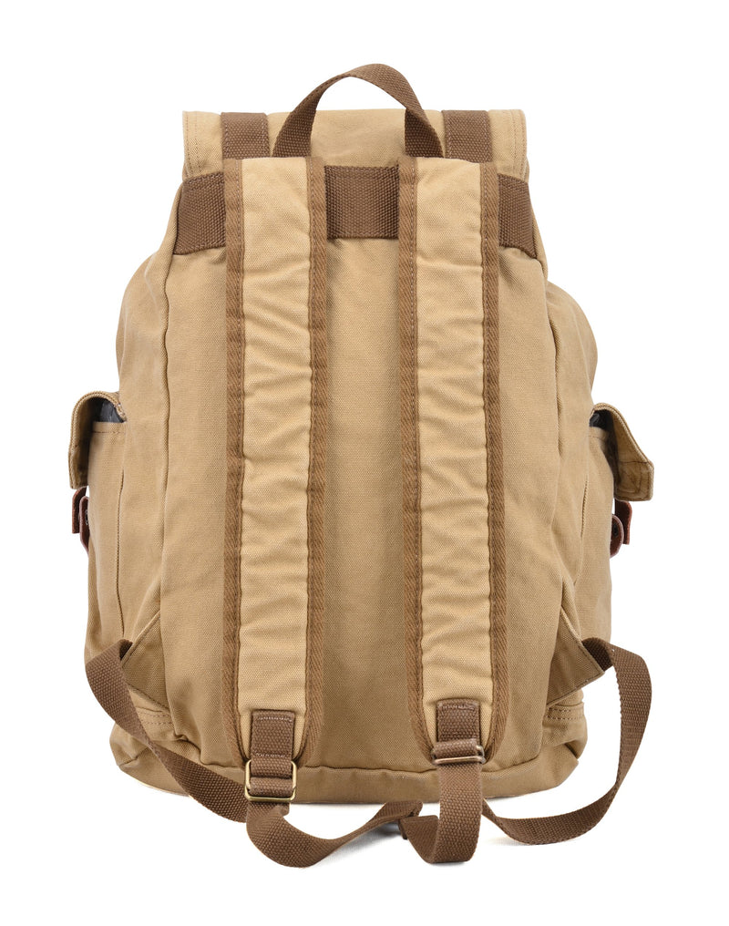 Gootium 21101KA Specially High Density Thick Canvas Backpack Rucksack,Khaki - backpacks4less.com
