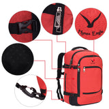 Hynes Eagle Travel Backpack 40L Flight Approved Carry on Backpack, Scarlet 2017 - backpacks4less.com