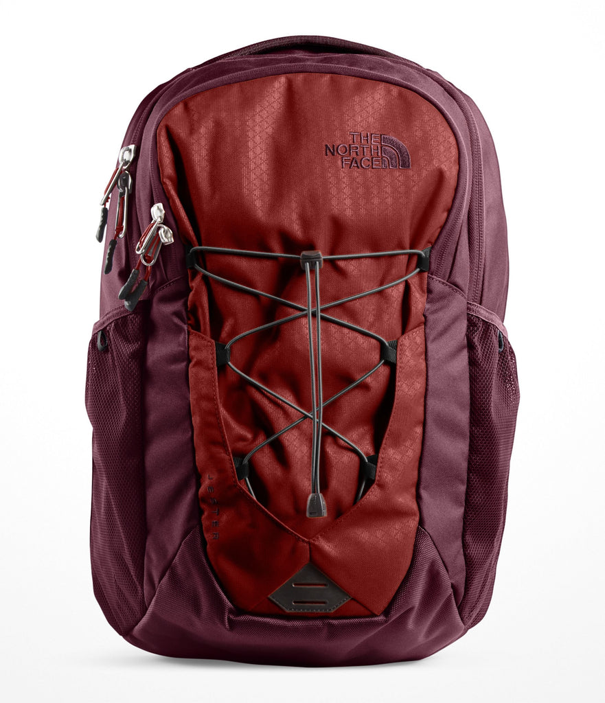 The North Face Jester Backpack, Caldera Red/Sequoia Red - backpacks4less.com