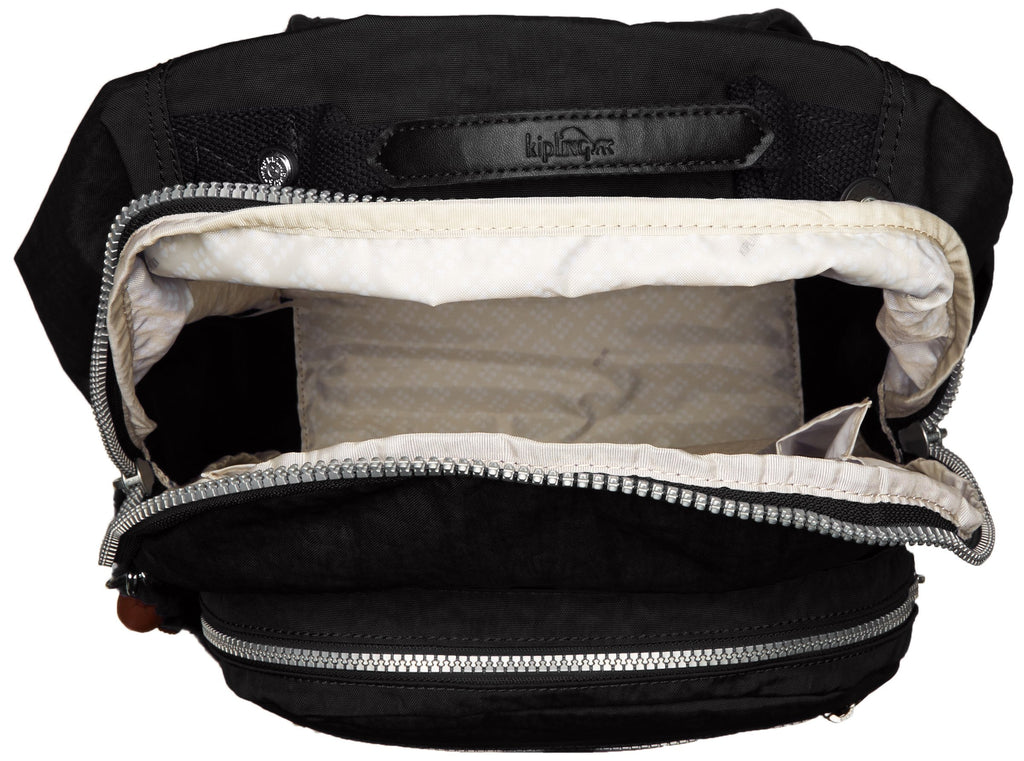 Kipling womens Seoul Go Black Laptop Backpack, black, One Size - backpacks4less.com