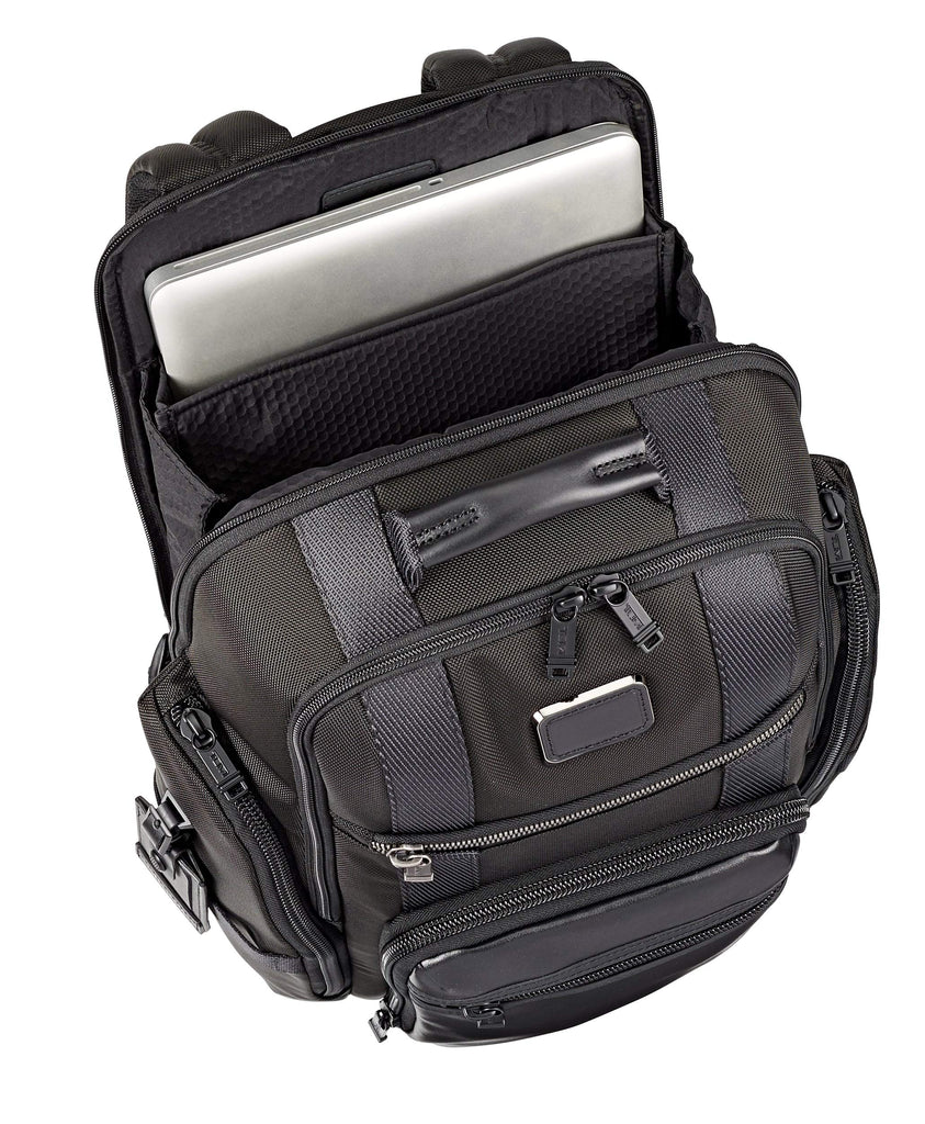 Necesitar anunciar Lectura cuidadosa TUMI - Alpha Bravo Sheppard Deluxe Brief Pack Laptop Backpack - 15 Inc–  backpacks4less.com