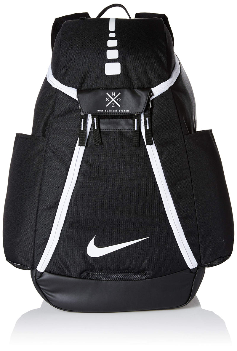 nike basketball backpack elite max air Hoops Gunsmoke/Black/White Densely woven 600D polyester material provides durability Nike Varsity Elite Backpack (32L).