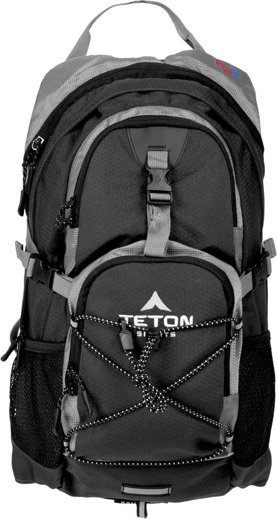 TETON Sports Oasis 1100 Hydration Pack | Free 2-Liter Hydration Bladder | Backpack design great for Hiking, Running, Cycling, and Climbing | Black - backpacks4less.com