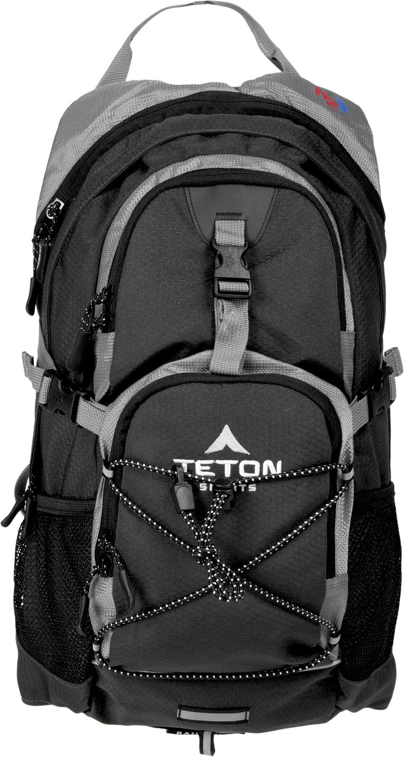 TETON Sports Oasis 1100 Hydration Pack | Free 2-Liter Hydration Bladder | Backpack design great for Hiking, Running, Cycling, and Climbing | Black - backpacks4less.com