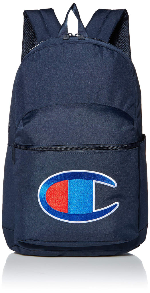 champion mini supercize backpack red Youth Side pockets for easy storage Zippered main compartment with two zipper pulls Interior pocket to keep everything organized Dimensions Champion Logo Backpacks in Red,