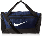 NIKE Brasilia Small Duffel - 9.0, Midnight Navy/Black/White, Misc - backpacks4less.com