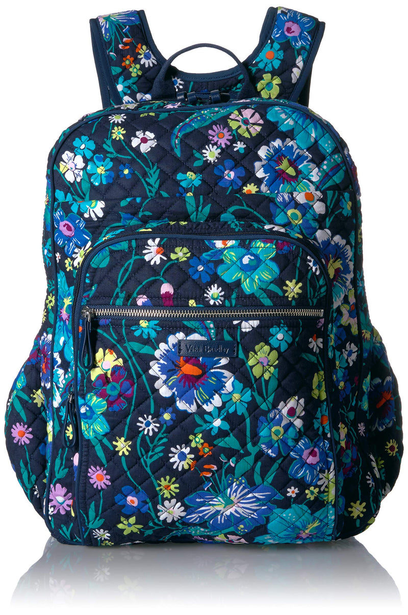 Vera Bradley Signature Cotton XL Campus, Moonlight Garden - backpacks4less.com