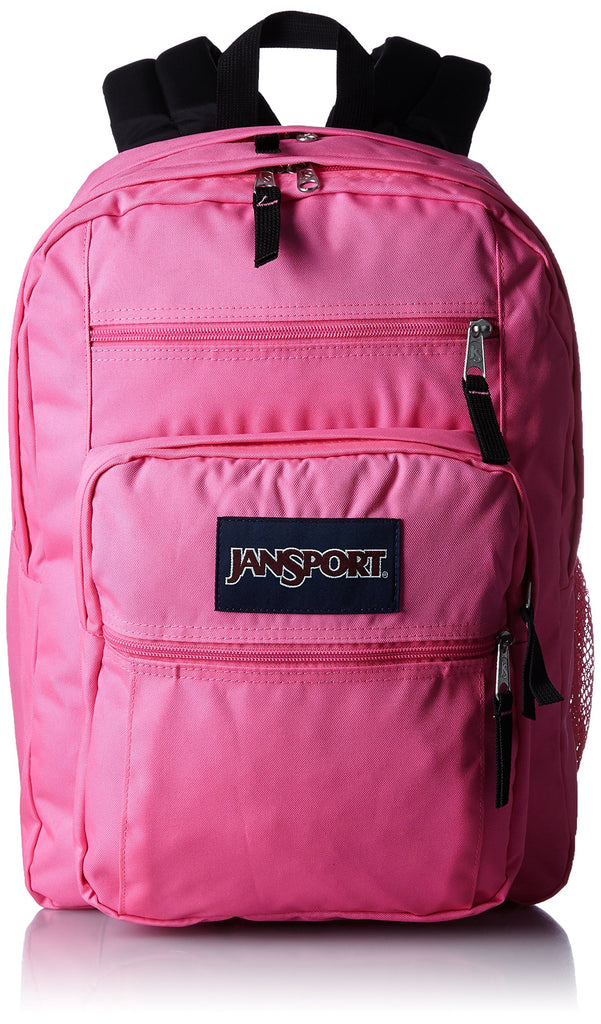 JanSport Big Student Backpack, Fluorescent Pink –