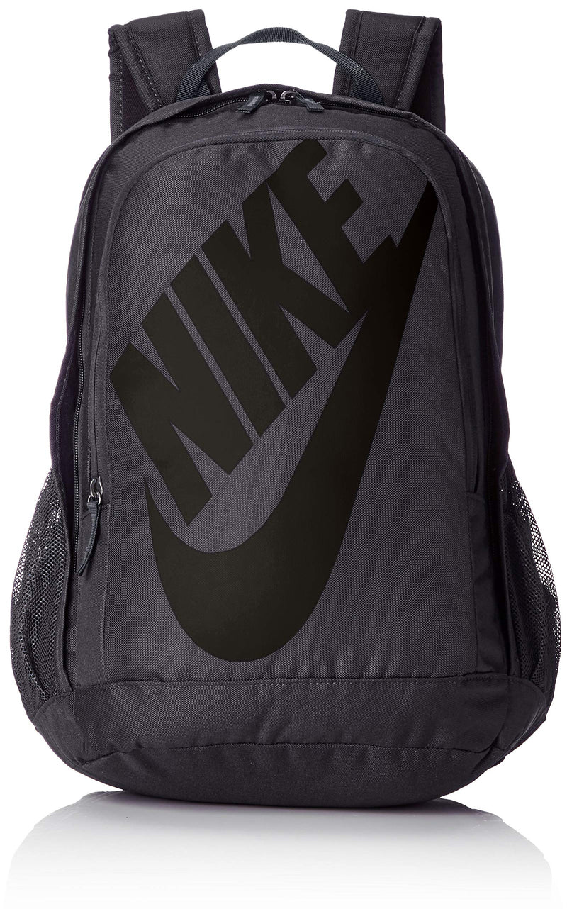 Nike Sportswear Hayward Futura Backpack for Men, Large Backpack with Durable Polyester Shell and Padded Shoulder Straps, Dark Grey/Dark Grey/Black - backpacks4less.com