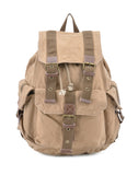 Gootium 21101KA-S Specially High Density Thick Canvas Backpack Rucksack, Khaki Small - backpacks4less.com