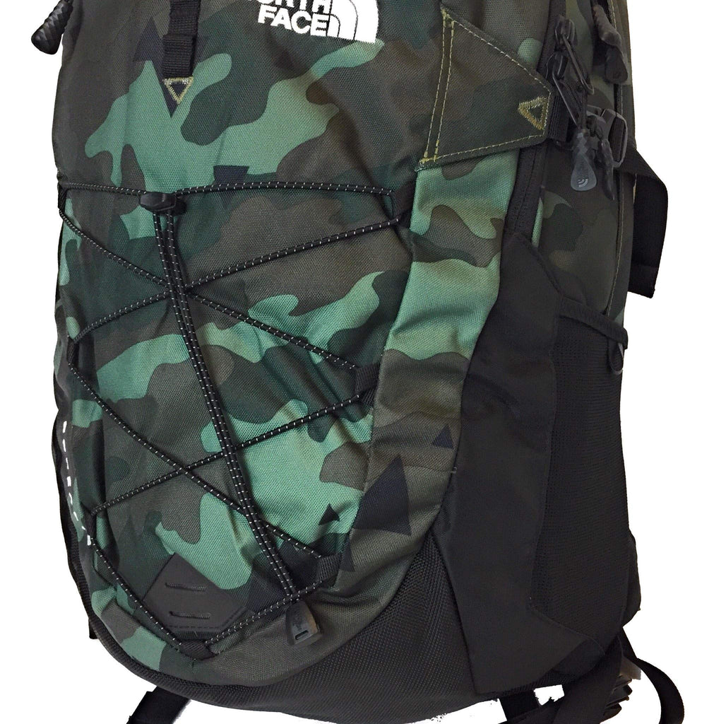 The Face Unisex Outdoor Backpack, Green Camo (Bri– backpacks4less.com
