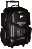 Fila 22" Lightweight Carry On Rolling Duffel Bag, Black, One Size - backpacks4less.com