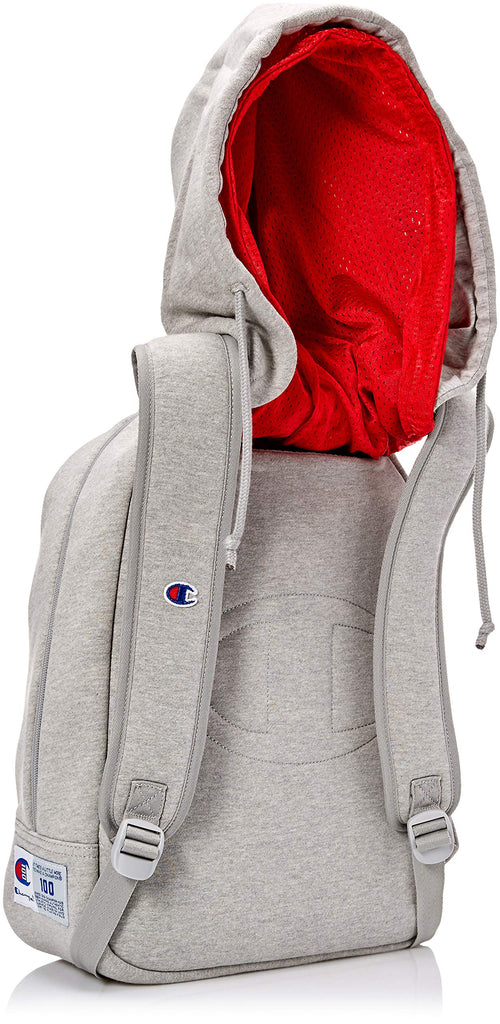 Champion Men's 100 Year Hoodie Backpack, Medium Gray, One Size - backpacks4less.com