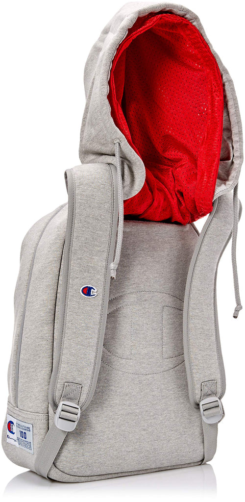 Champion Men's 100 Year Hoodie Backpack, Medium Gray, One Size