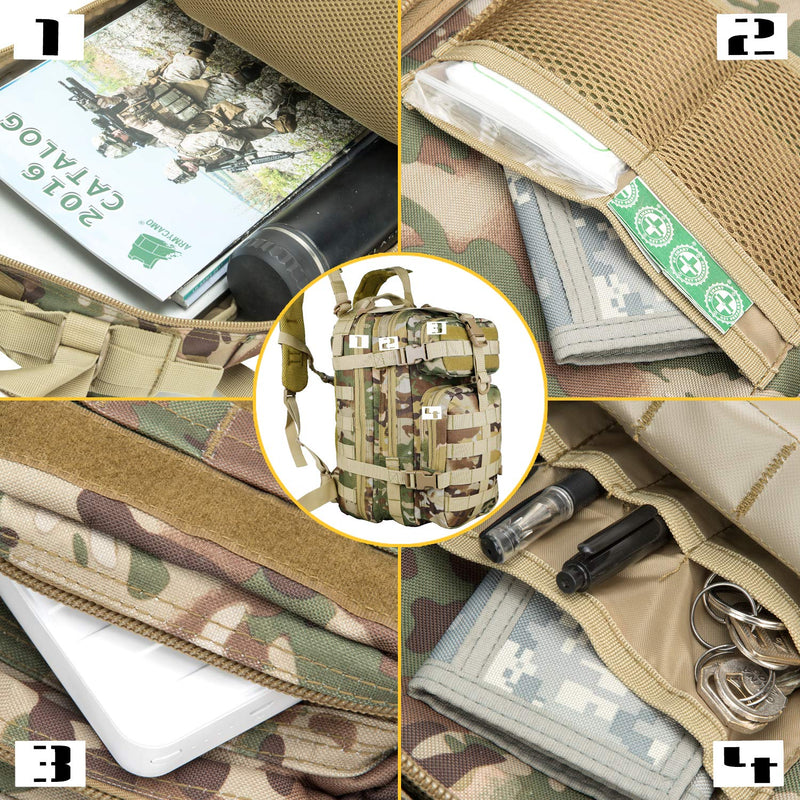 Small Military Tactical Backpack 30L Assault Backpack Tactical Bag - backpacks4less.com