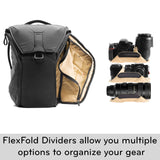 Peak Design Everyday Backpack 20L (Black Camera Bag) - backpacks4less.com