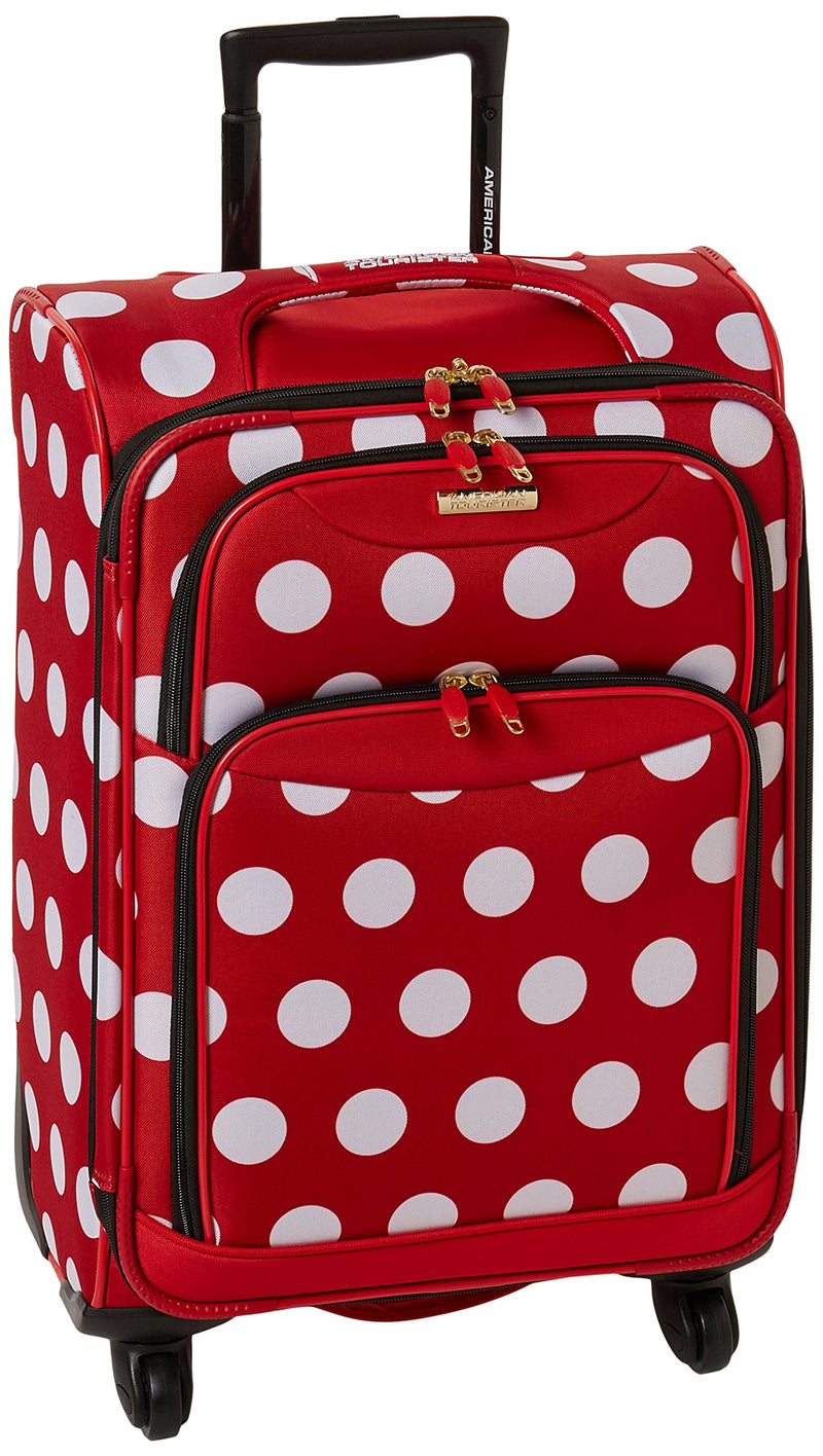 American Tourister 21 Inch, Minnie Mouse Polka Dot - backpacks4less.com