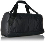 Nike Brasilia Training Duffel Bag, Versatile Bag with Padded Strap and Mesh Exterior Pocket, Medium, Black/Black/White - backpacks4less.com