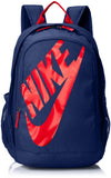 Nike Sportswear Hayward Futura Backpack for Men, Large Backpack with Durable Polyester Shell and Padded Shoulder Straps, Blue Void/University Red/University Red - backpacks4less.com