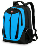 Swiss Gear SA3077 Black with Blue Lightweight Laptop Backpack - Fits Most 15 Inch Laptops and Tablets - backpacks4less.com